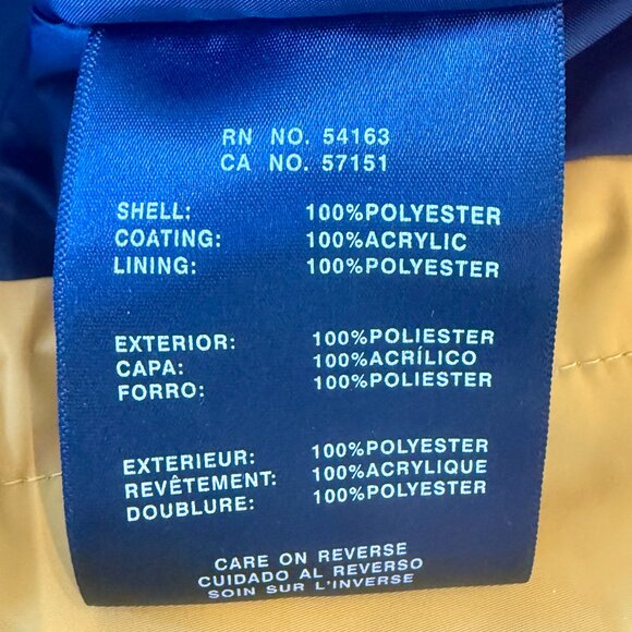 Tommy Hilfiger Colorblock Half-Zip Windbreaker Jacket Yellow Red Navy White - Picture 11 of 11